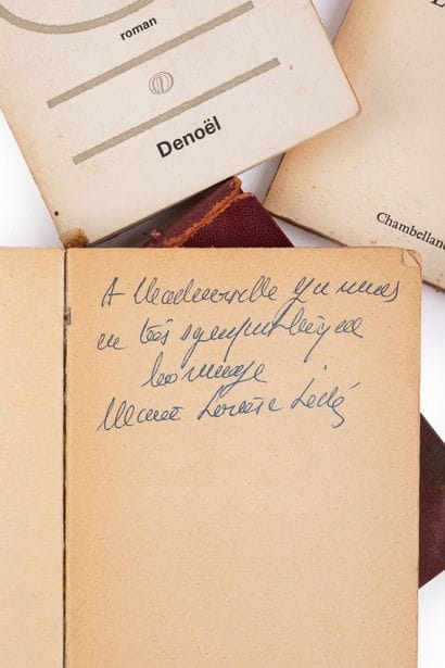 [20TH-CENTURY LITERATURE. AUTHOR'S DEDICATIONS].

LARGE...
