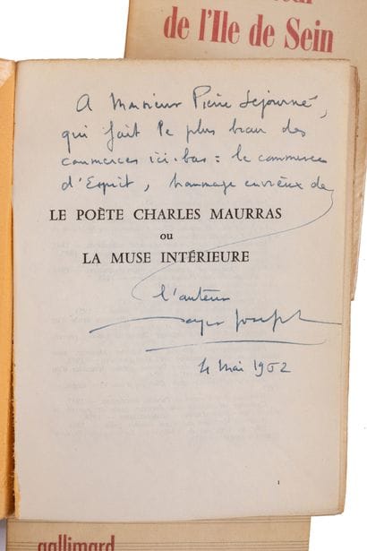 [SIGNED COPIES TO Pierre SEJOURNE].

MODERN...