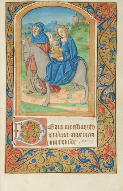 BOOK OF HOURS.

[ROME USUAGE, with a calendar;...