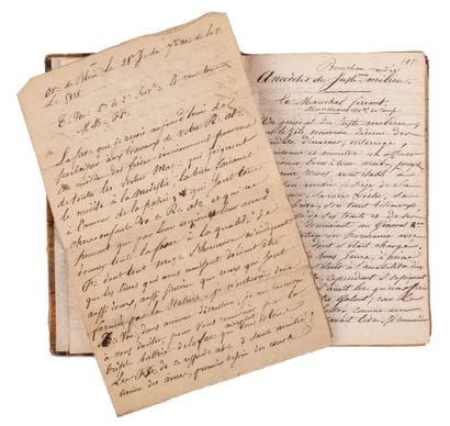 FRANC-MACON MANUSCRIPT. [THE ROOFER OF SAINT-PIERRE]

[Diary...