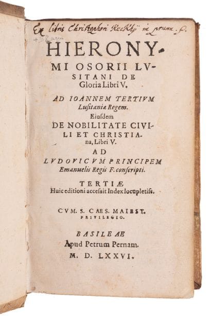 OSORIO.

Hieronymus Osorius of Lusitania,...