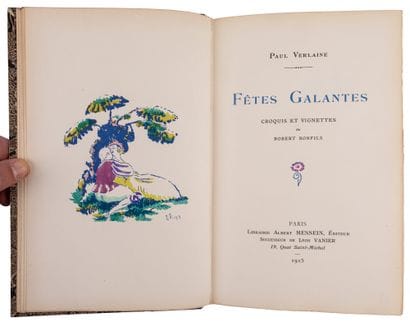 VERLAINE.

[Set of 3 illustrated titles].

LOT...