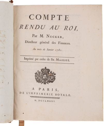 NECKER. FAVRAS. [PETITIONS].
Report to the...
