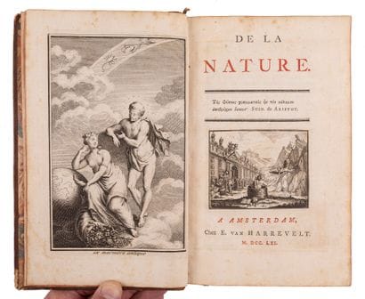 [ROBINET, Jean-Baptiste].

On Nature.

Amsterdam,...