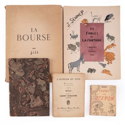 [CARTOONS and DRAWINGS].

LOT of 

-ZOLA....