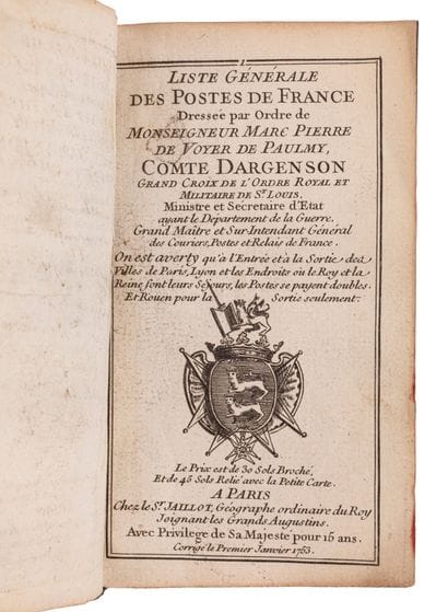 [GENERAL LISTS OF POSTS - 18th Century].

Set...