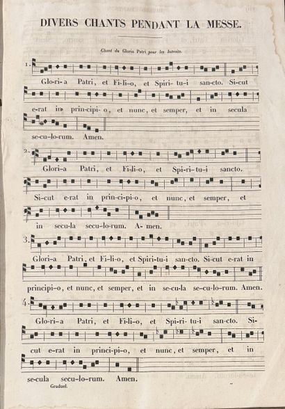 [ANTIPHONARY].

Roman Gradual printed by...