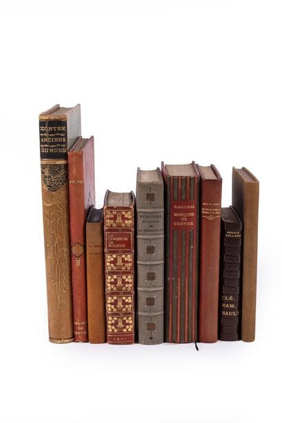 [ARTS DECO-STYLE BOOKBOUNDINGS].

LOT of...