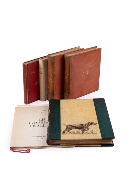 [HUNTING and BULLFIGHTING].

SET of 6 titles.

HUNTING.
-by...