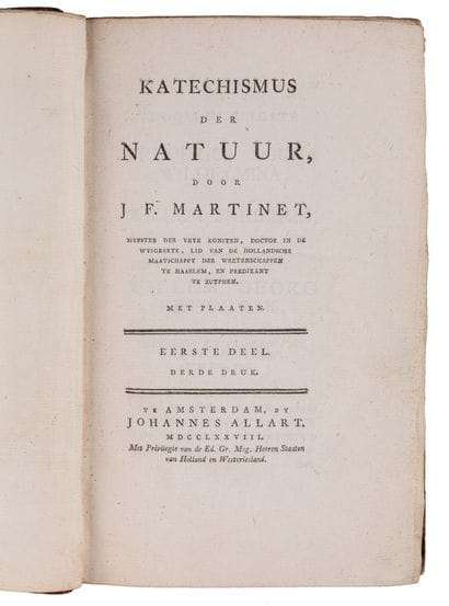 MARTINET, J. F.

Katechismus der Natuur [With]...