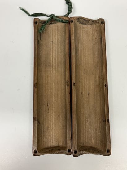 Chine, fin du XIXe siècle
Etui en bambou...