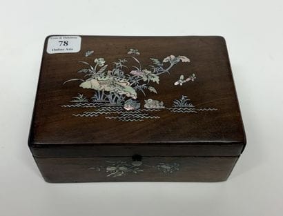 Vietnam, vers 1900
Petite boite rectangulaire...