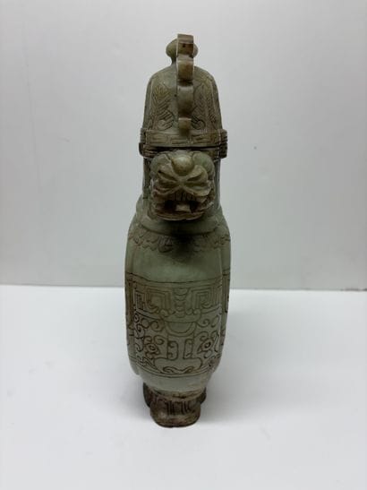 Chine, XXe siècle
Important vase balustre...