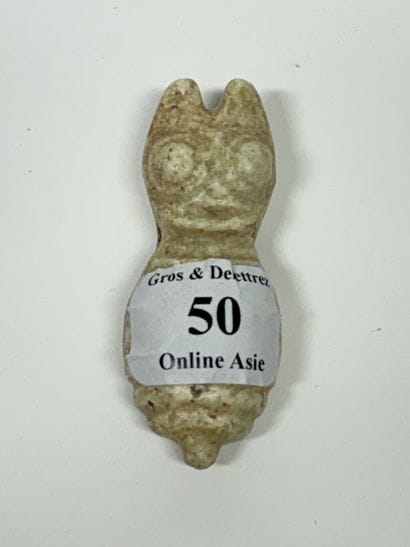 Chine, XXe siècle
Pendentif en pierre dur...