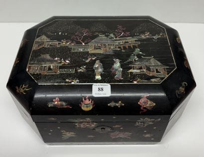 Japon, période Meiji
Coffret à musique, en...
