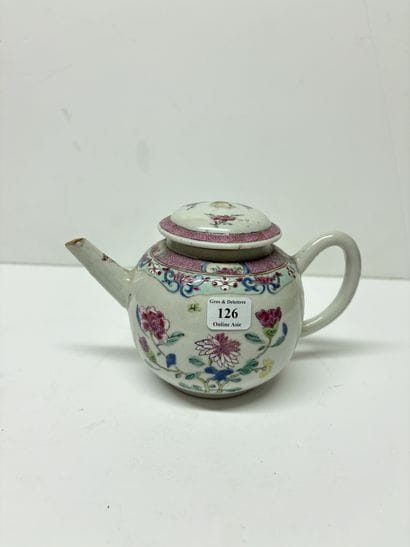 Chine, Compagnie des Indes, XVIIIe siècle
Théière...
