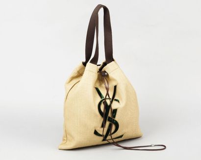 Yves Saint LAURENT
Sac cabas 36cm en paille,...