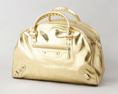 BALANCIAGA
Sac «Bowling» 44cm en cuir doré,...