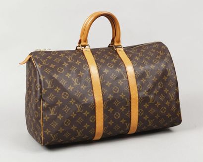 LOUIS VUITTON
Sac «Keepall» 45 cm en toile...