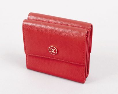 CHANEL
Porte cartes, porte-monnaie double...