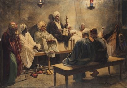 Oskar HERRFURTH (1869-1934)
Le récital au...