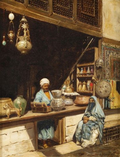 Edoardo CALANDRA (1852-1911)
Marchand d'antiquité...