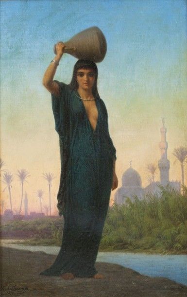 Emile LECOMTE-VERNET (1821-1900)
Porteuse...