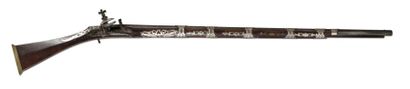 Fusil, Mukhala, à silex Algérien. Algérie,...