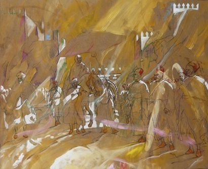 Patrice LAURIOZ (Né en 1959)
Grande procession...