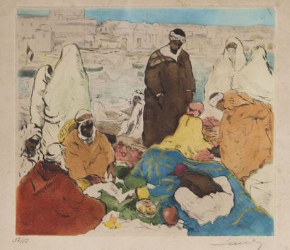 Léon CAUVY (184 - 1933)
Marché sur l'amirauté...