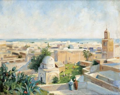 Charles de SAINT AMANT (1946/48)
Vue de Tunis...