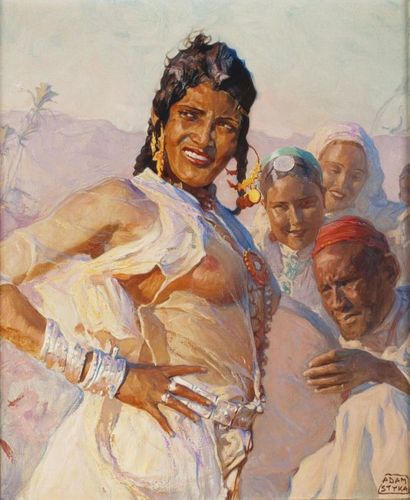 Adam STYKA (1890-1959)
Beauté orientale Huile...