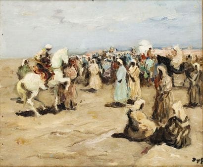 MARCEL DYF (1899-1985)
Marché aux chevaux...