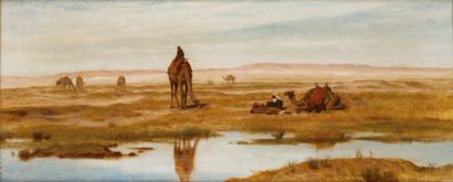 Frederick GOODALL (1822-1904)
Bédouins et...