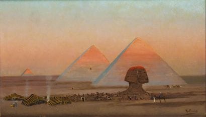Richard FUCHS (1852-?)
Soleil couchant sur...