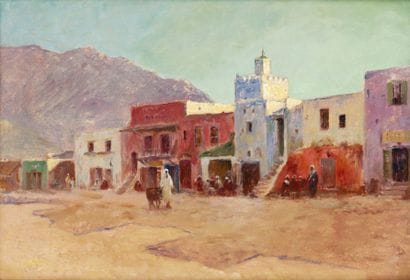 Eugène Delahogue (1867-1934)
Village aux...