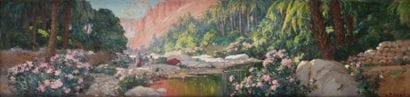 Eugène DESHAYES (1862-1939)
Oued El Kantara...