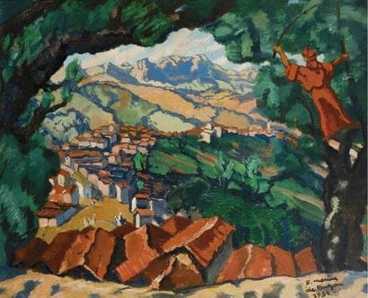 Marius de BUZON (1879-1958)
Village algérien...
