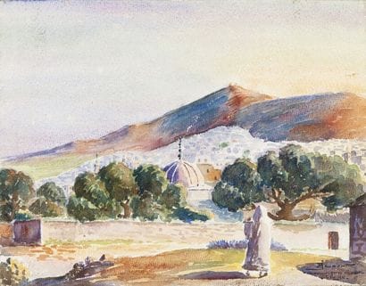 René JAUDON (1889-1971)
«Vue d'Ouezzane,...