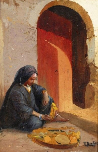 Tony BINDER (1864 - 1944)
La marchande de...