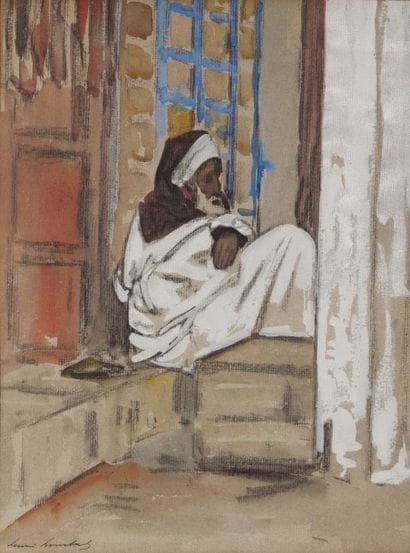 Henri HOURTAL (1877-1944)
La prière Technique...