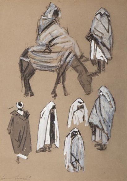Henri HOURTAL (1877 - 1944)
Etude de personnages...