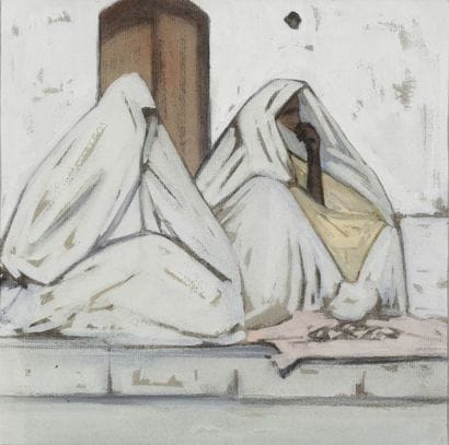 Henri HOURTAL (1877 - 1944)
Deux femmes assises...