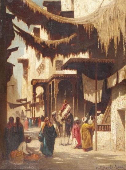 Hermann CORRODI (1844-1905)
Rue Bab El Nacer...