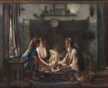 Charles Guillaume BRUN (1825-1908)
La diseuse...
