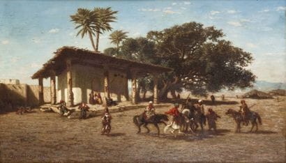 Narcisse BERCHERE (1819-1891)
Les cavaliers...