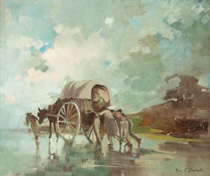 Jean d'Esparbes (1899-1968)

La cariole
Huile...
