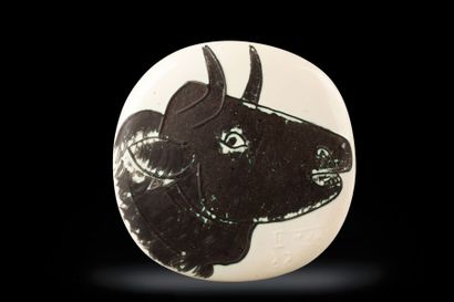 Pablo Picasso (1881-1973)

Profil de taureau,...