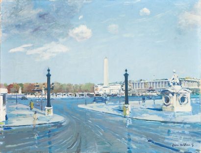 Jean HELLEU (1894-1985)

Place de la Concorde
Huile...