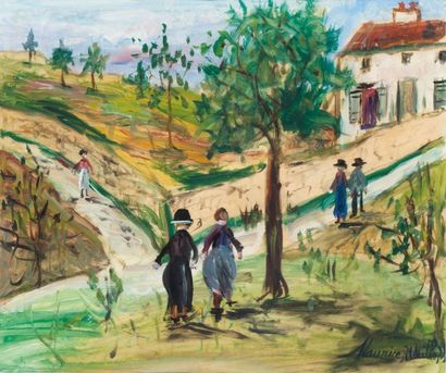 Maurice UTRILLO (1883-1955)

Paysage animé...